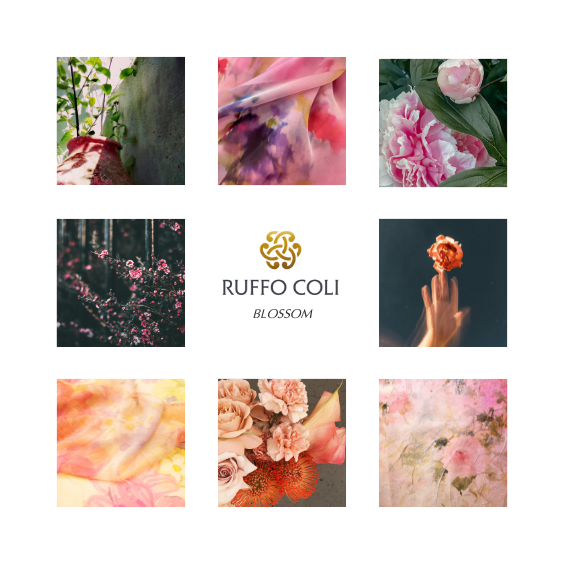 The scent of beauty; Bloosom textiles; Ruffo Coli Tessuti, Italian textiles; trend setter spring summer 2025; Haute couture collections; RTW Textiles collection