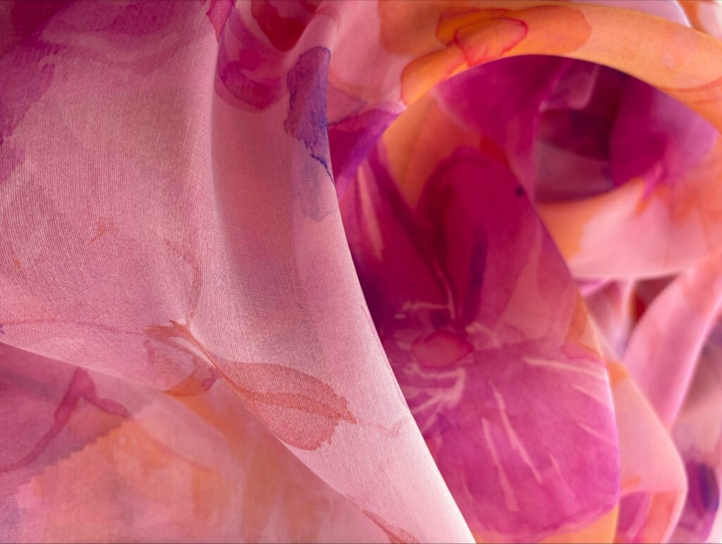 The scent of beauty; blossom; blossoming fabrics; Ruffo Coli Tessuti; Textiles